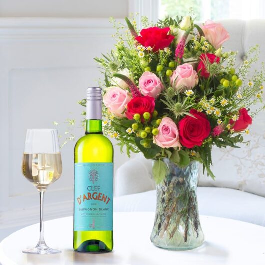 Rose Pearl, Vase & Clef d'Argent Sauvignon Blanc