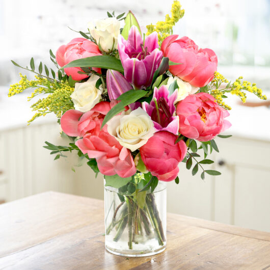 Peony, Rose & Lily